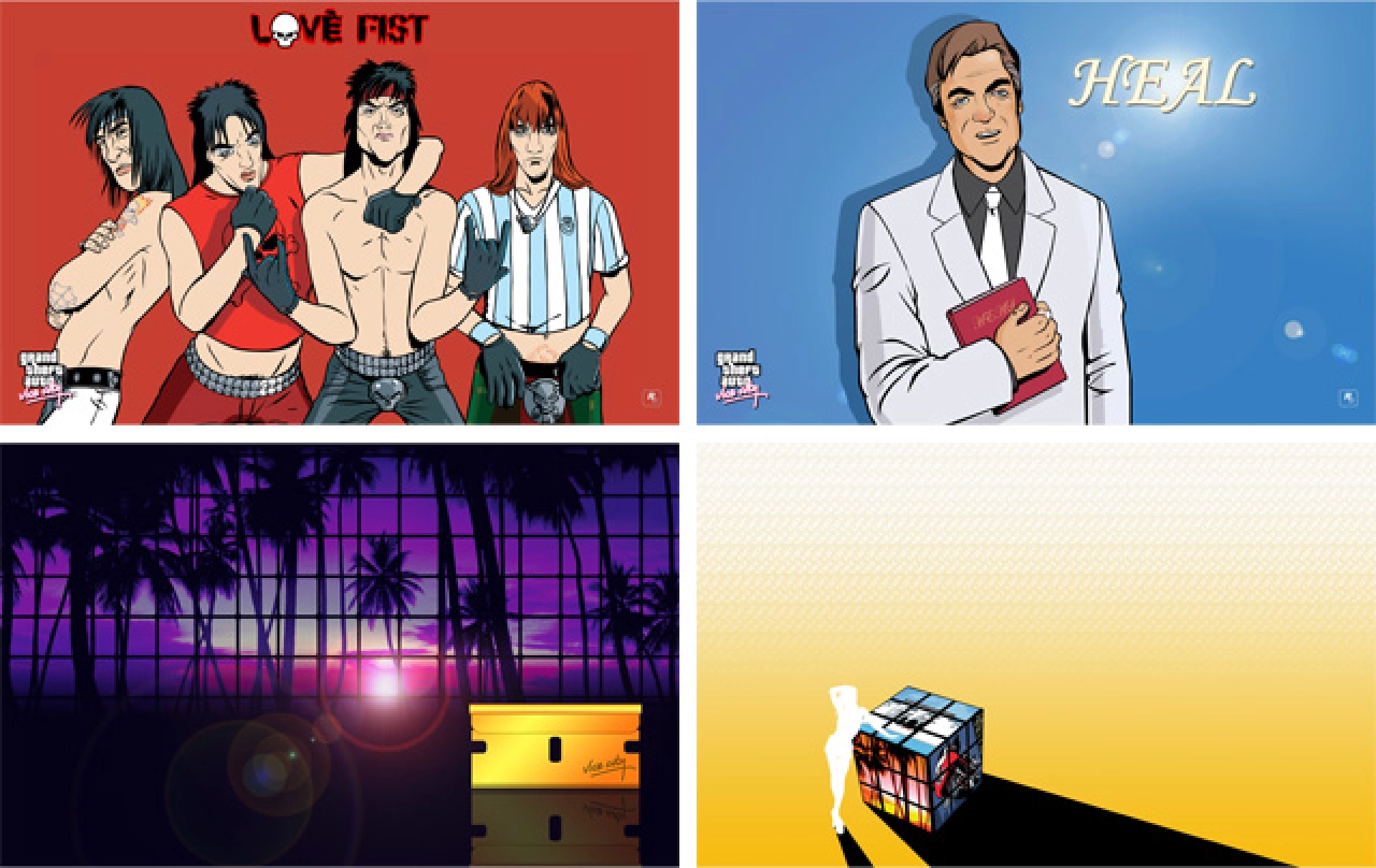 Updated Vice City Artworks