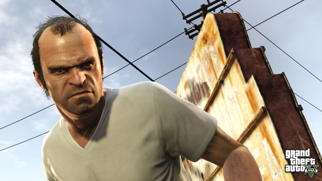 Trevor having a bad day at Sandy Shores