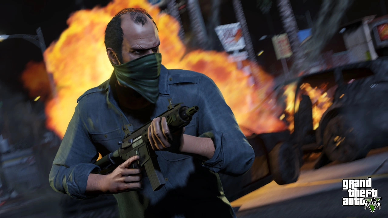 Trevor with a bandana