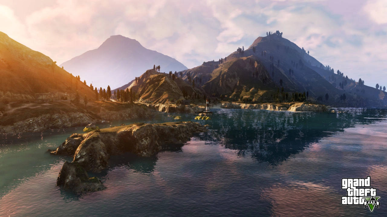 Calm waters near the lighthouse