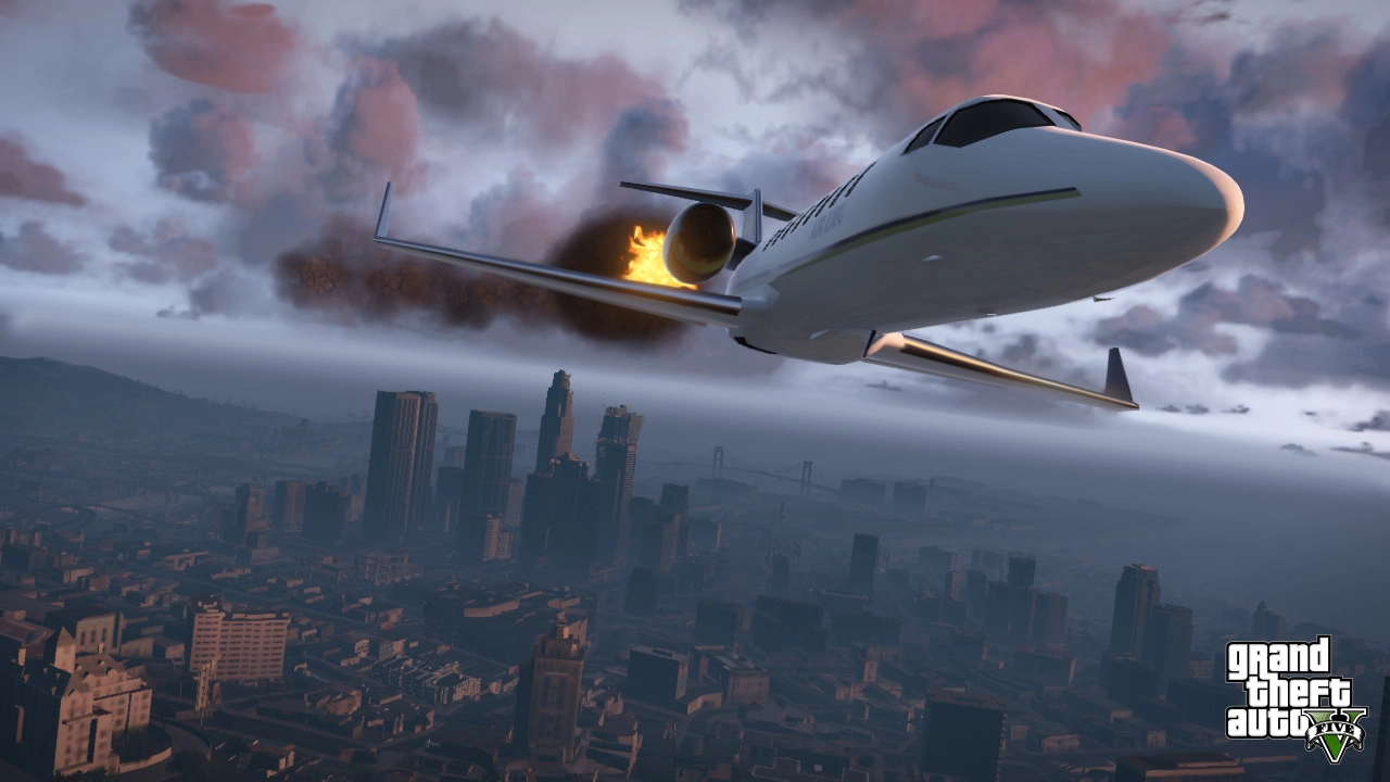 Engine trouble over Los Santos