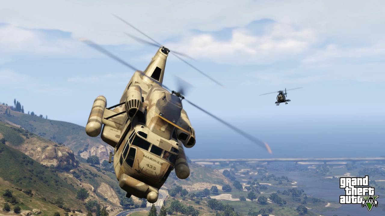The few. The Proud. The helicopter-less.