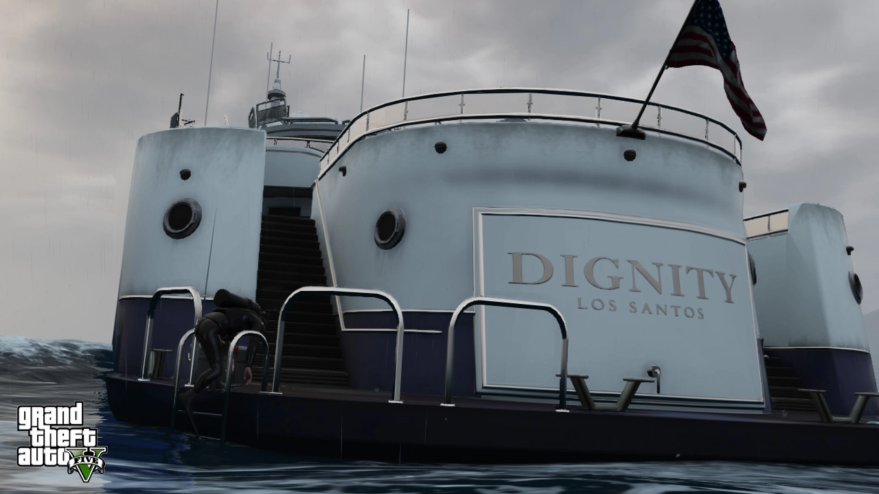 Dignity - the bigger the yacht, the more you have