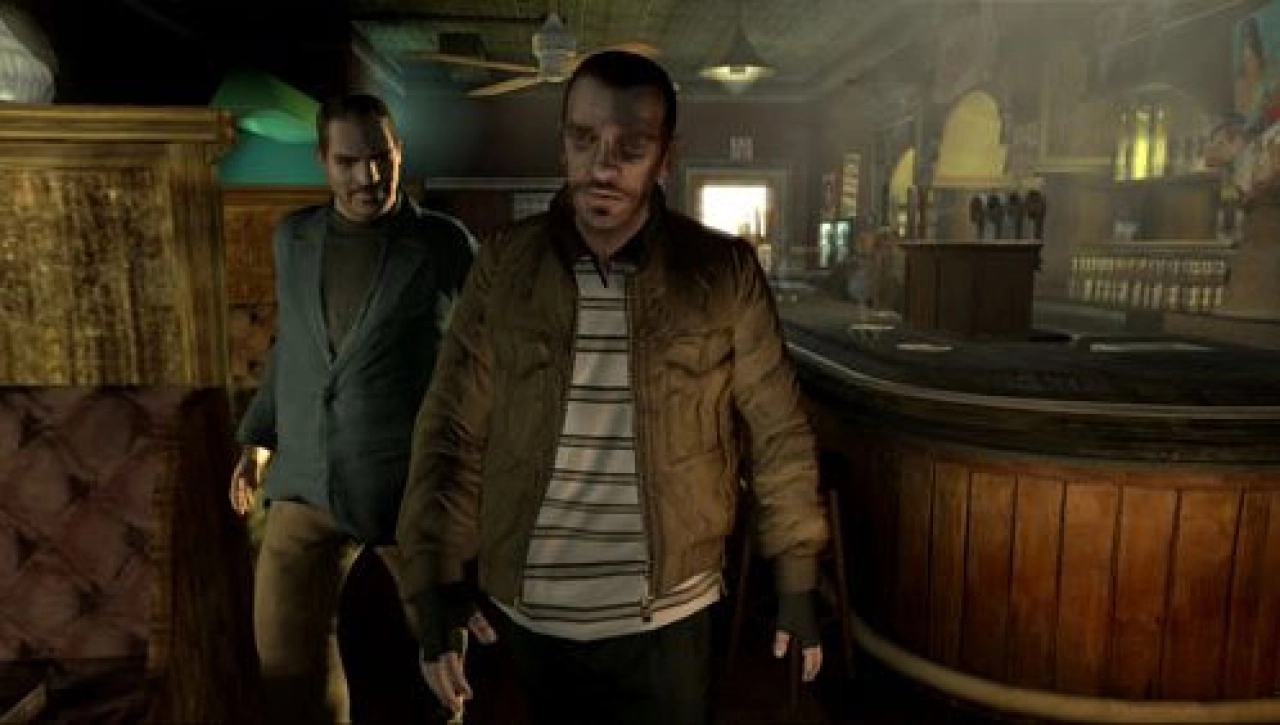 Niko at a bar!