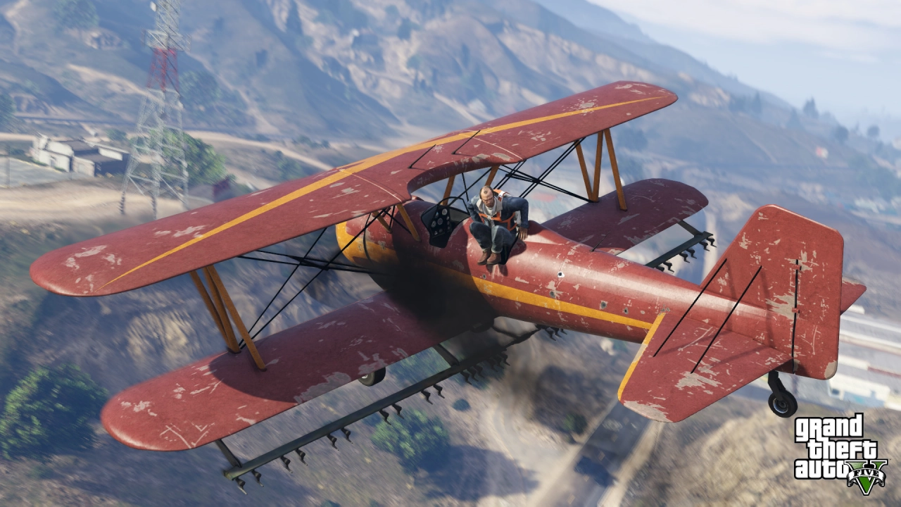 Trevor jumps from a Duster