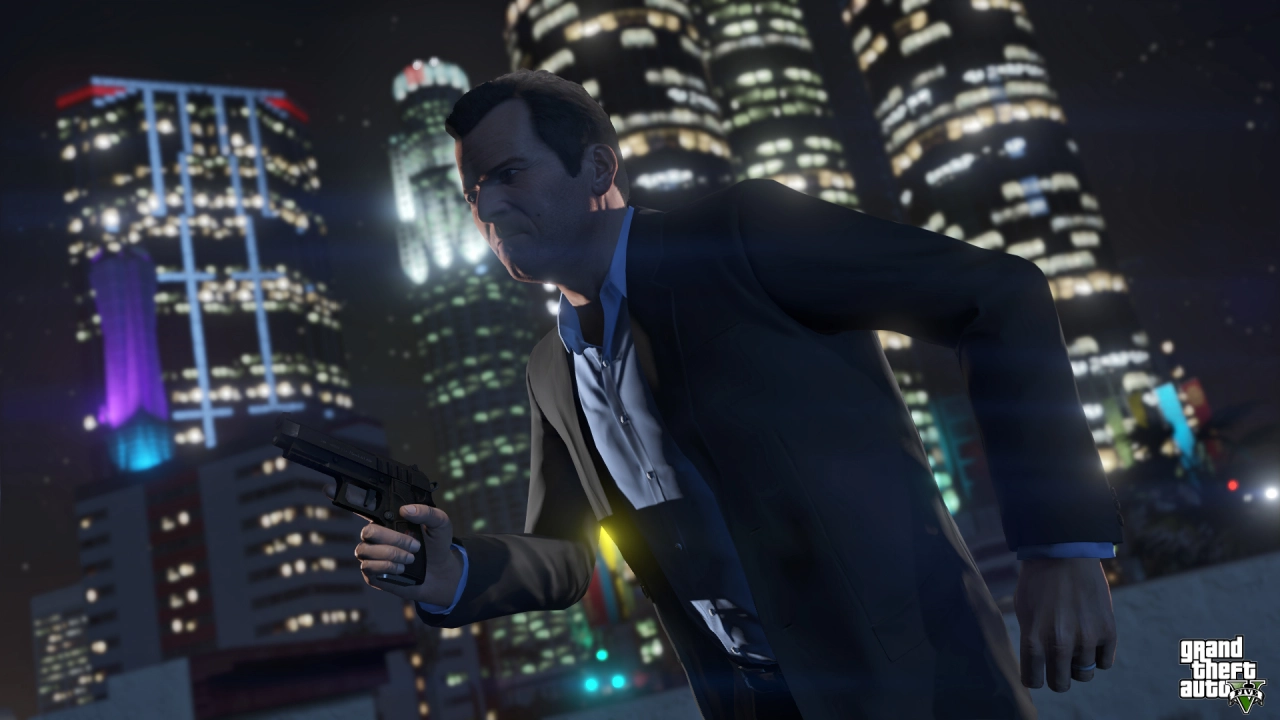 Michael terrorizing Downtown LS