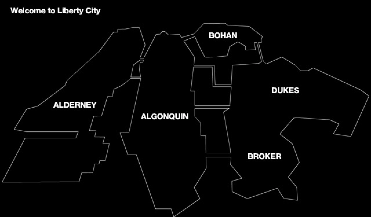 Official Liberty City Map