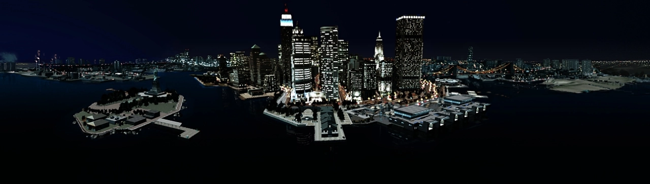Liberty City - Night Skyline
