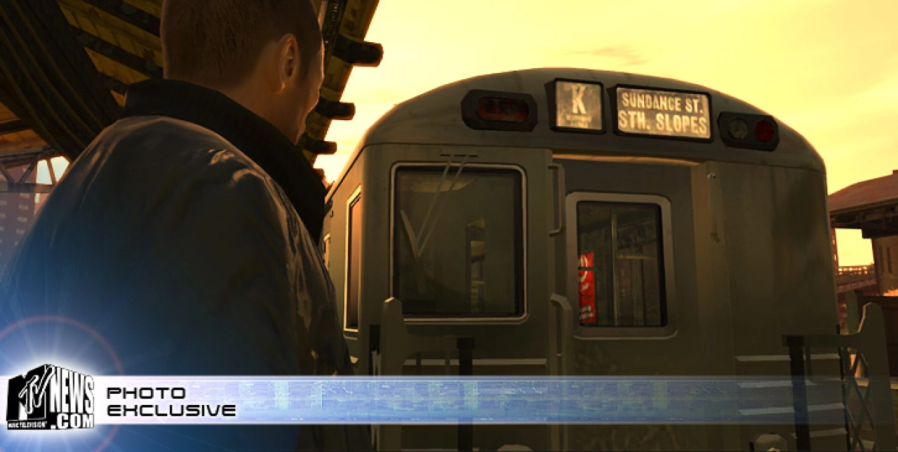 Niko waiting for train