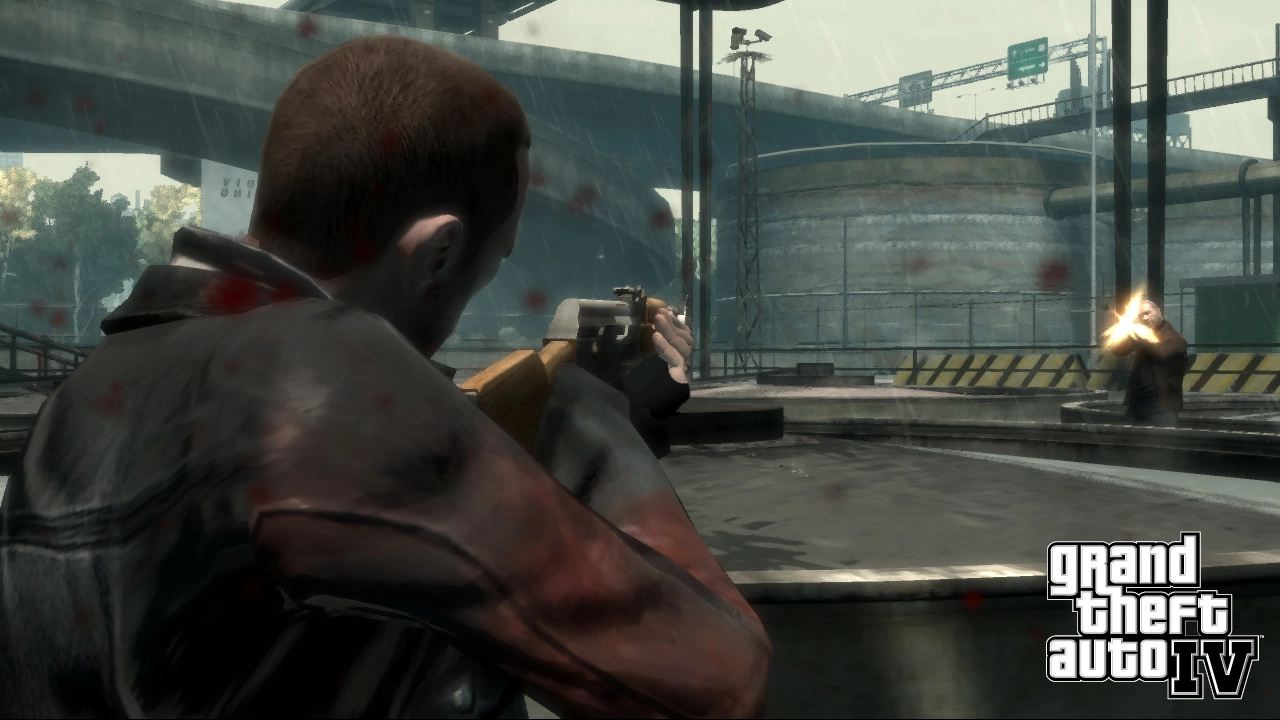 Blood splatters