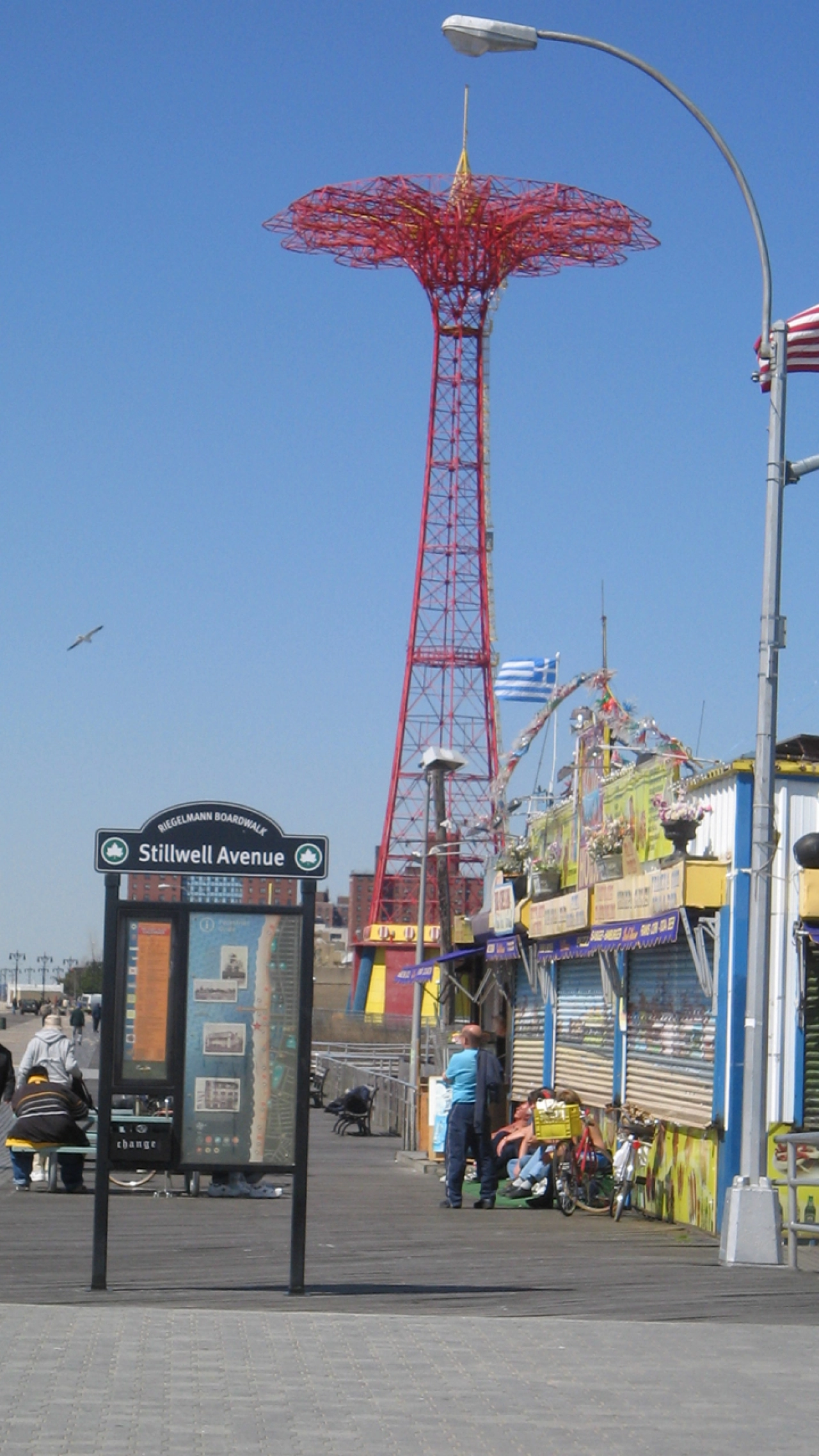 The historic Coney Island Parachute Drop