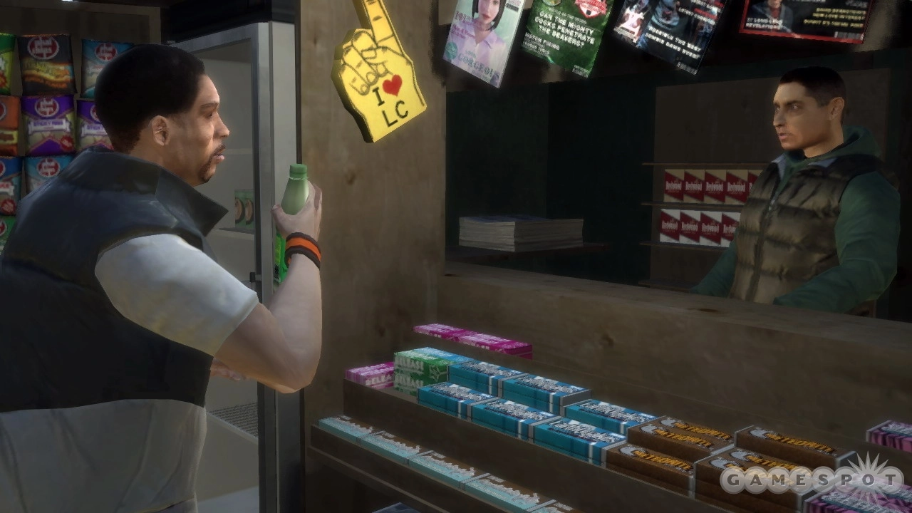 Guy buying a drink.