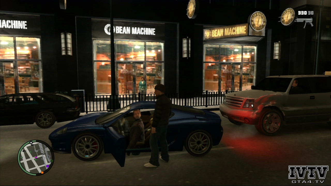 Glithced Car Man