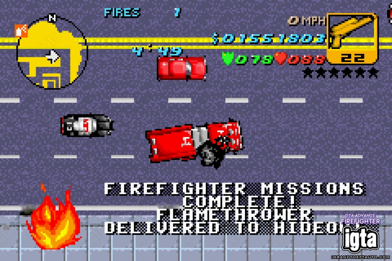 GTA Advance Firefighter Reward 1
