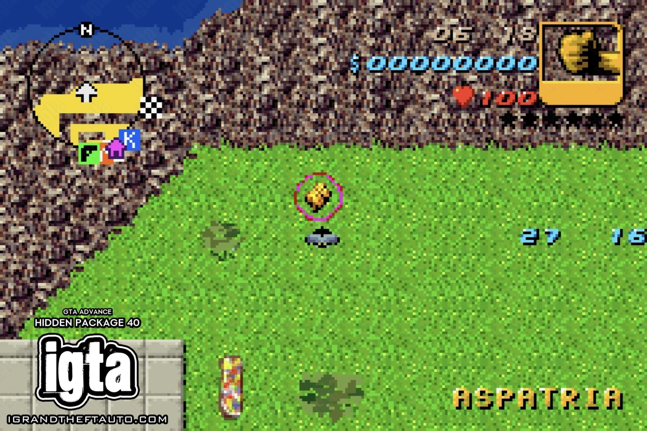 GTA Advance Hidden Package 40