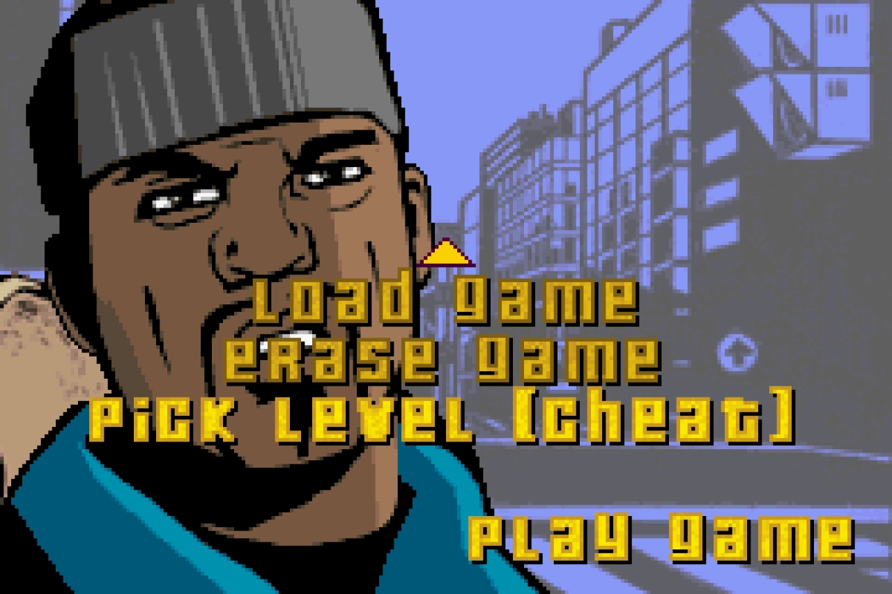 GTA Advance Level Select Cheat