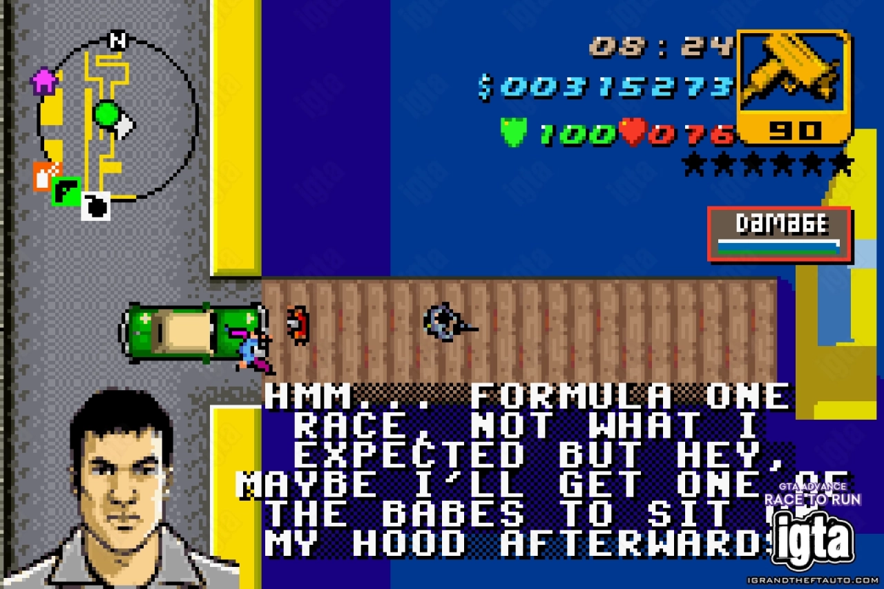 GTA Advance Race To Run 3