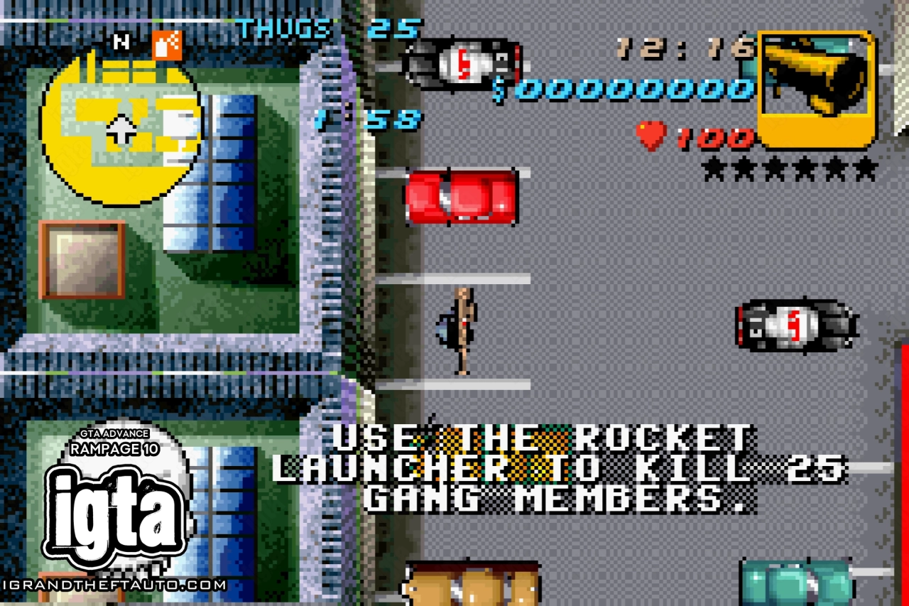 GTA Advance Rampage 10 Details