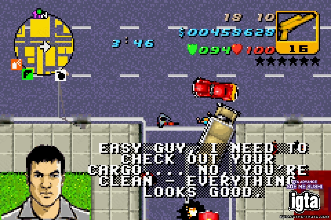 GTA Advance Sue Me Sushi 11