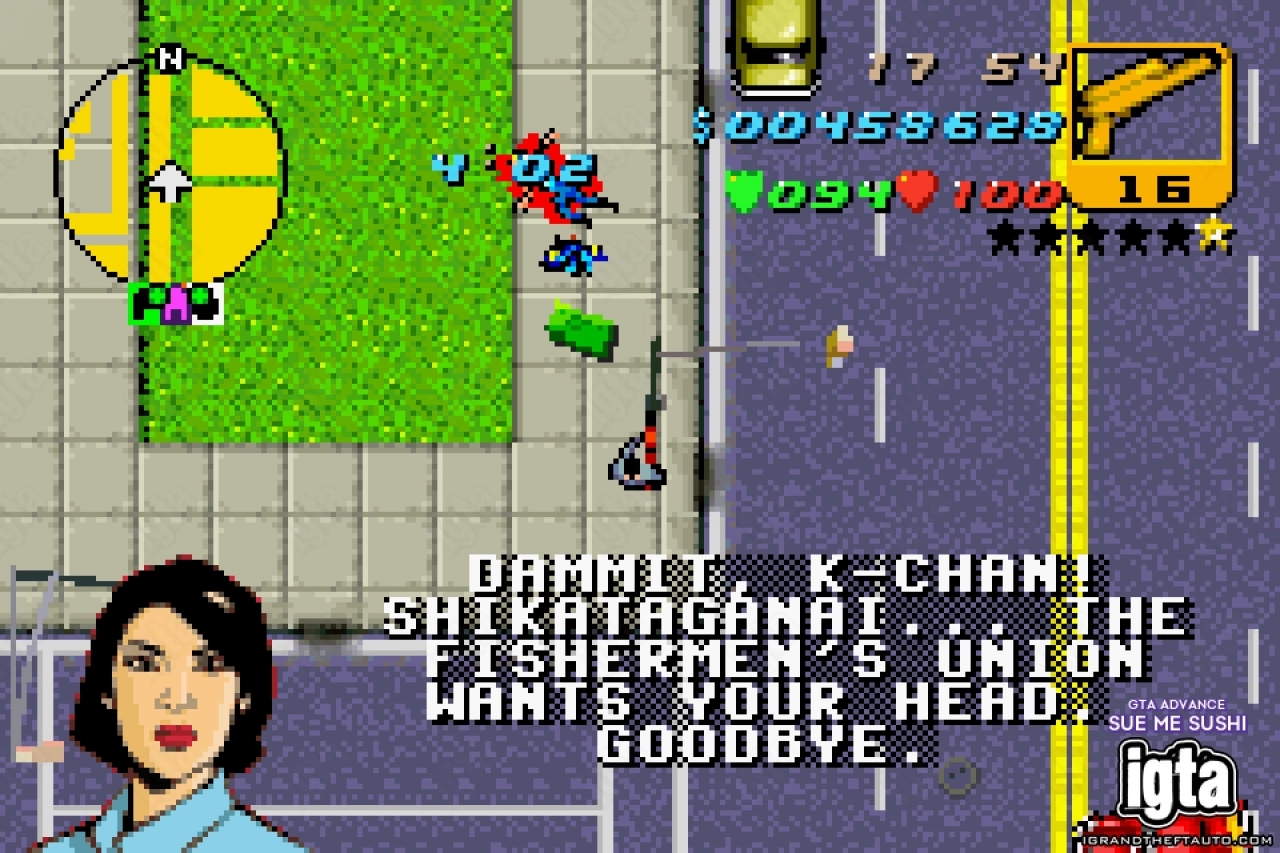 GTA Advance Sue Me Sushi 31