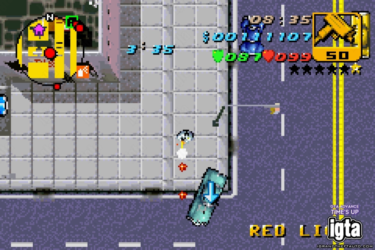 GTA Advance Times Up 5