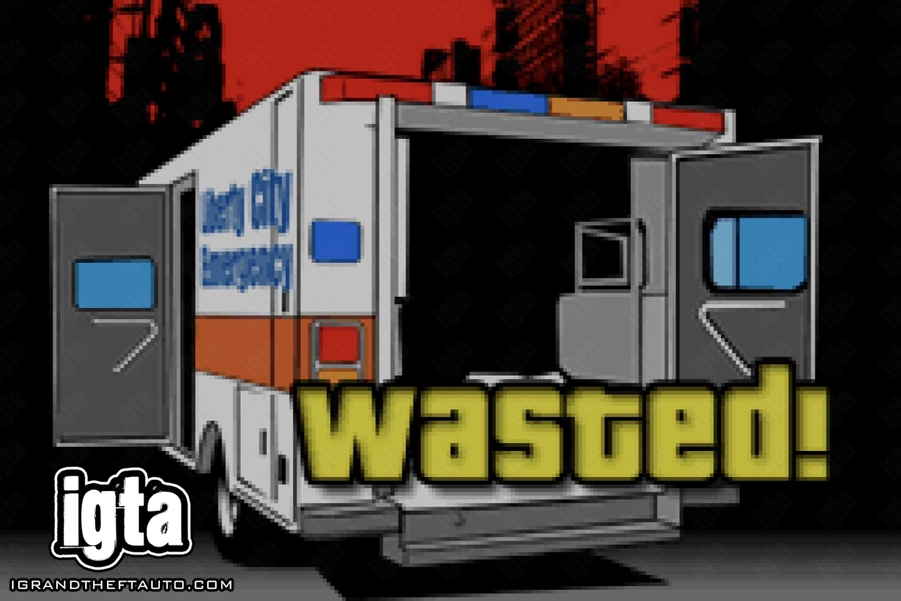 GTA Advance Wasted Screen