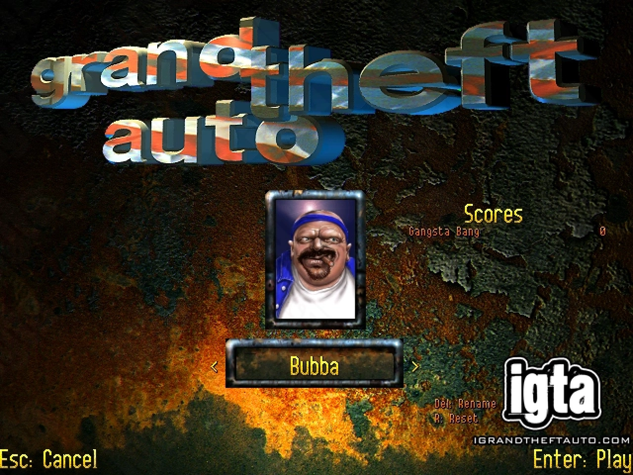 GTA Character Bubba Menu
