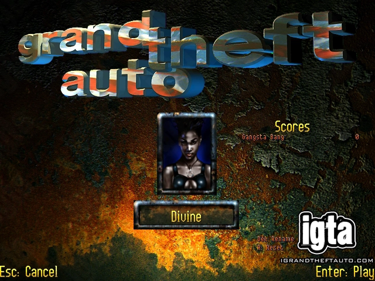 GTA Character Divine Menu