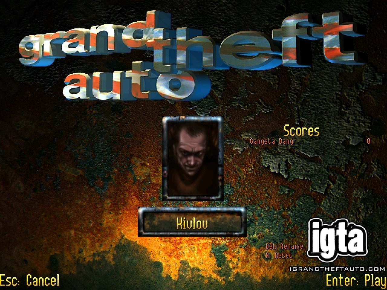 GTA Character Kivlov Menu