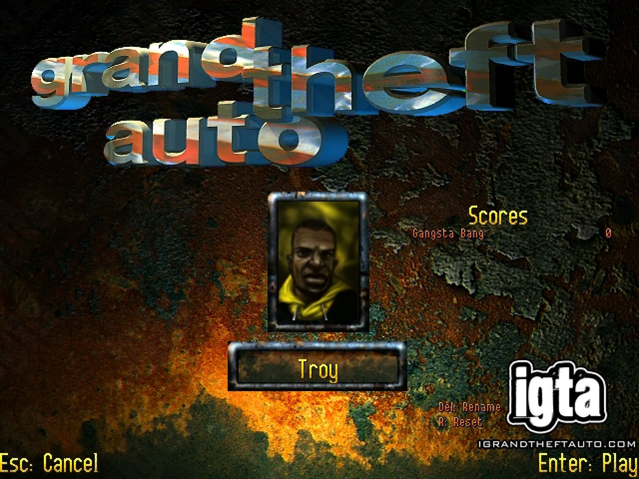 GTA Character Troy Menu