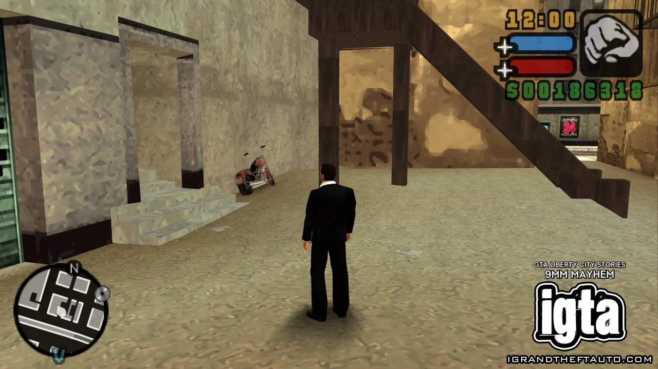 GTA Liberty City Stories 9mm Mayhem Start