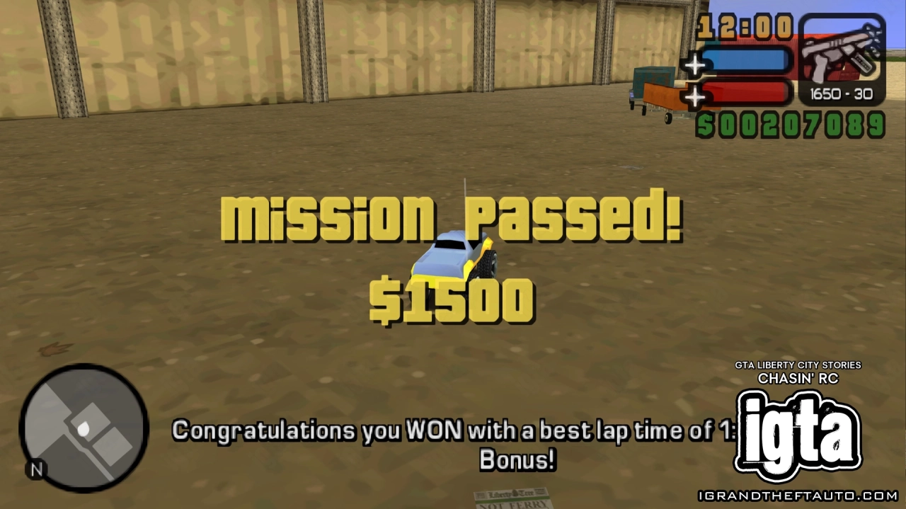 GTA Liberty City Stories Chasin Rc Completed