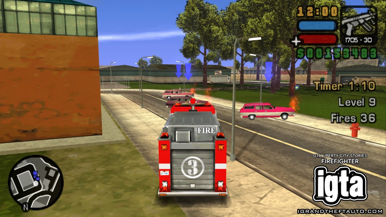GTA Liberty City Stories Firefighter 3