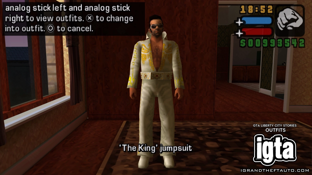 GTA Liberty City Stories Outfit The King Jumpsuit