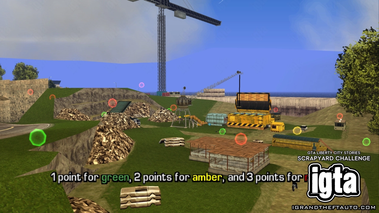 GTA Liberty City Stories Scrapyard Challenge Scoring