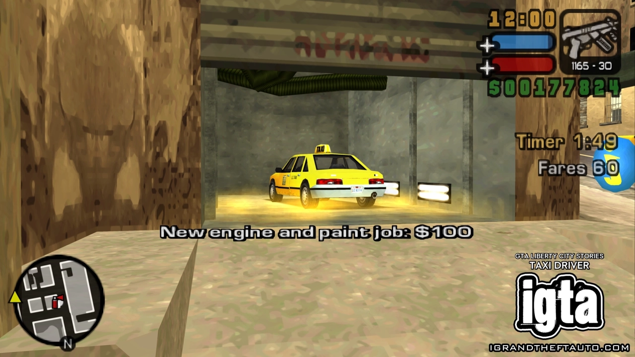 GTA Liberty City Stories Taxi Driver Pay N Spray