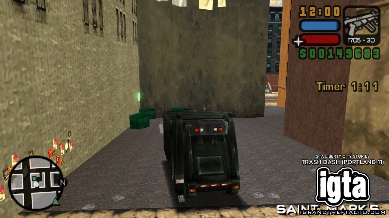 GTA Liberty City Stories Trash Dash Portland 11