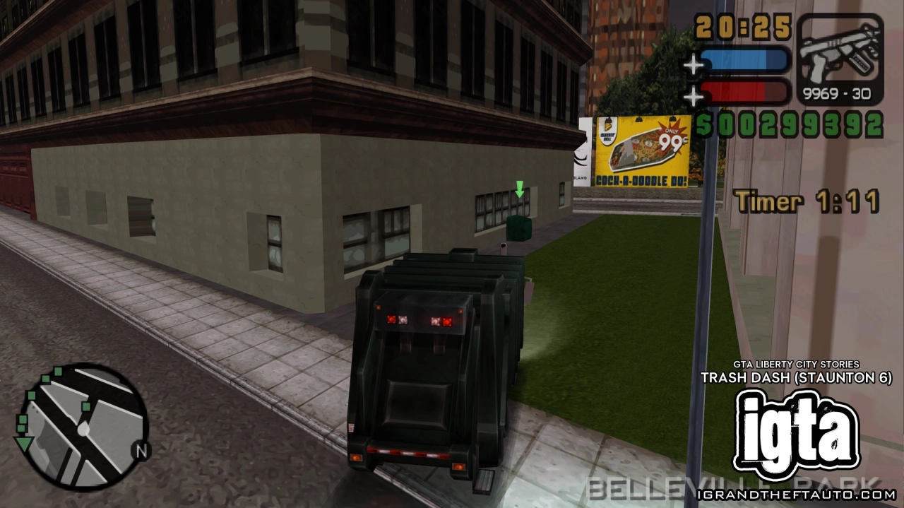 GTA Liberty City Stories Trash Dash Staunton Island 8