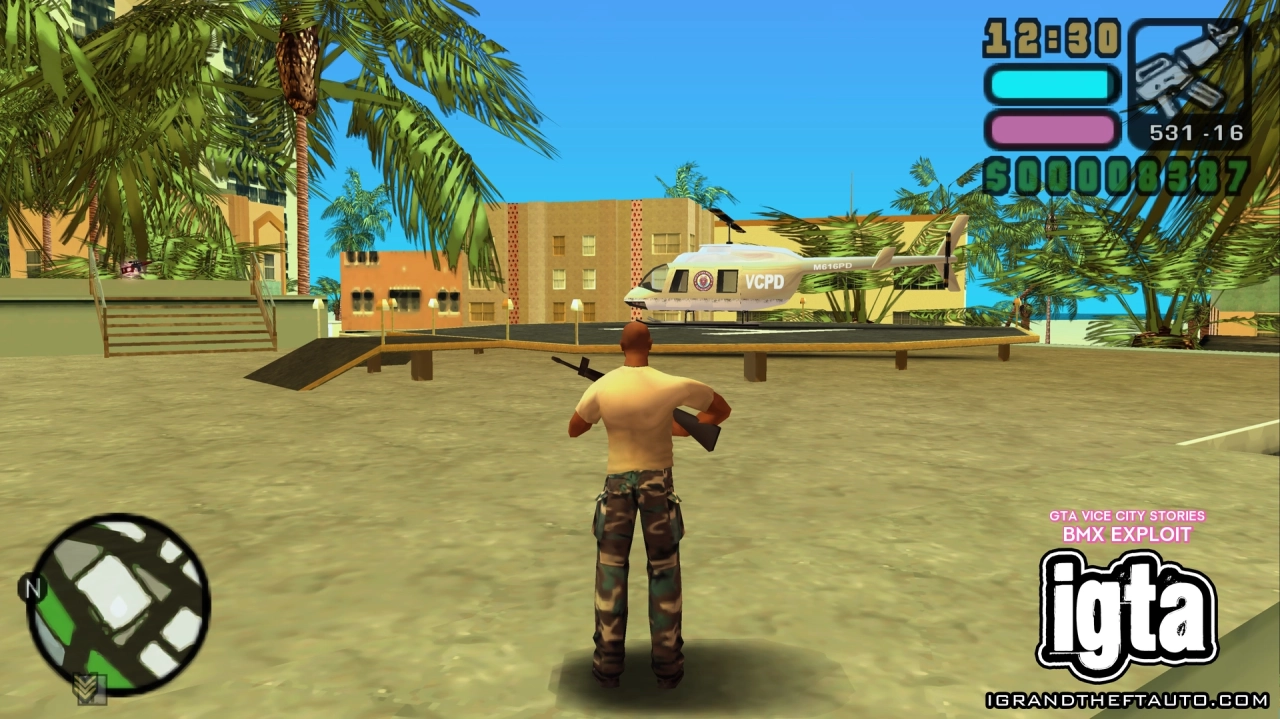 GTA Vice City Stories BMX Exploit 12