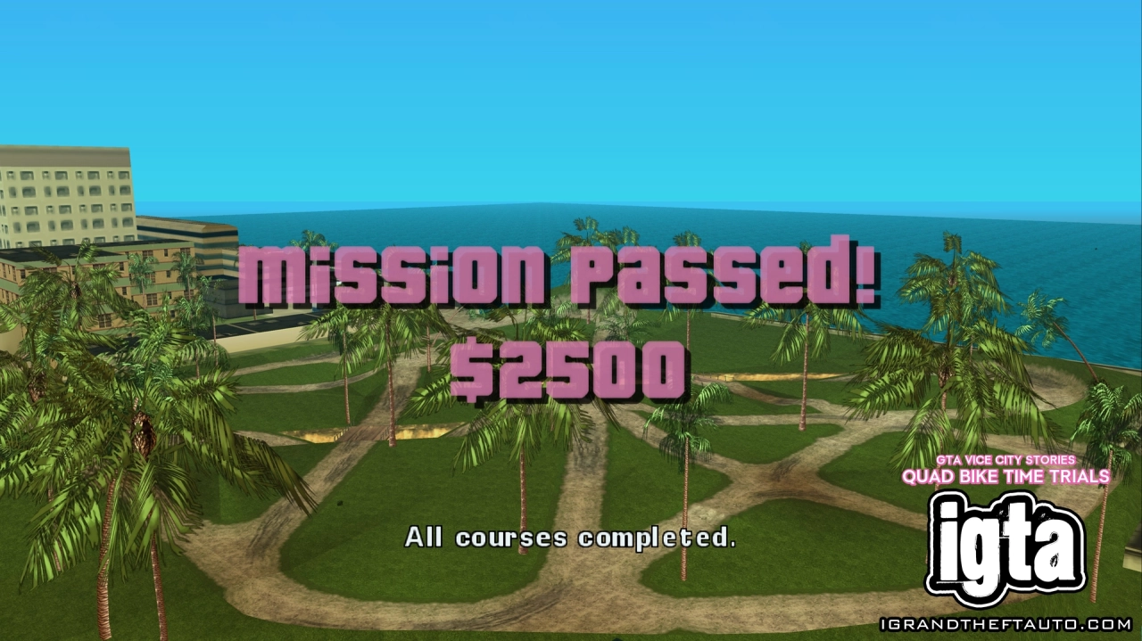 GTA Vice City Stories Quad Bike Time Trials 8
