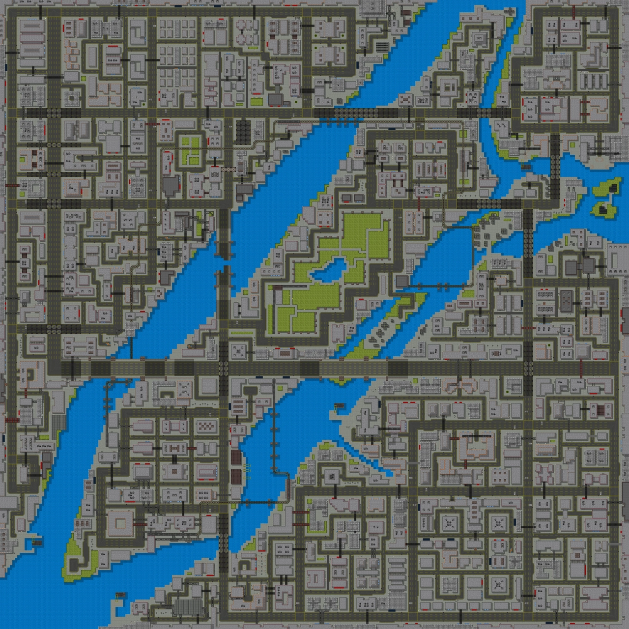 GTA 1 Liberty City Map (HD)