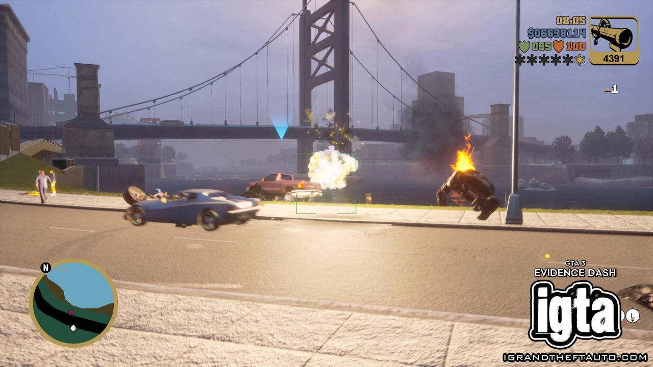 GTA 3 Evidence Dash 9