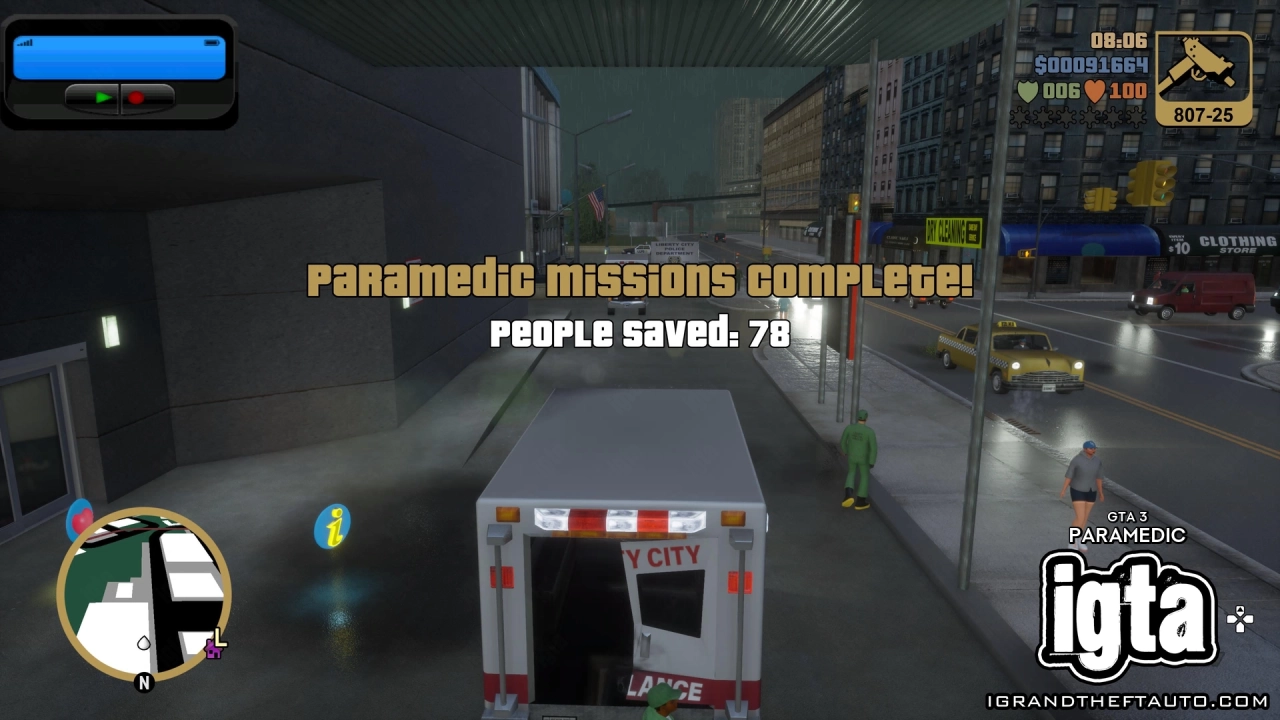 GTA 3 Paramedic 12