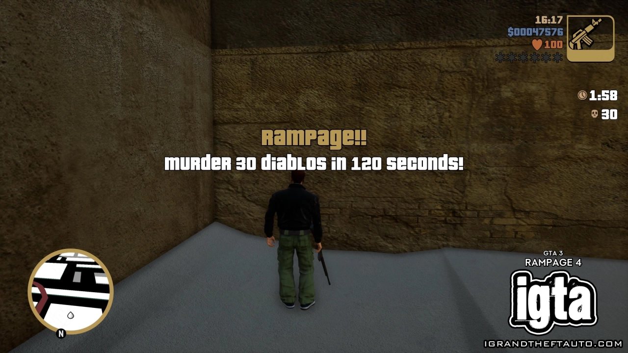 GTA 3 Rampage 4 Details