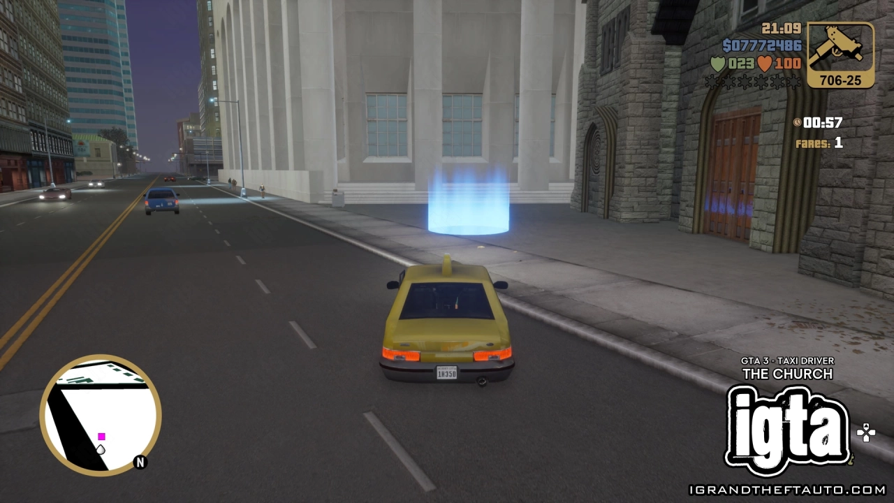 GTA 3 Taxi Driver -  The Church