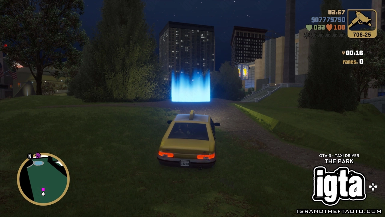 GTA 3 Taxi Driver -  The Park Staunton