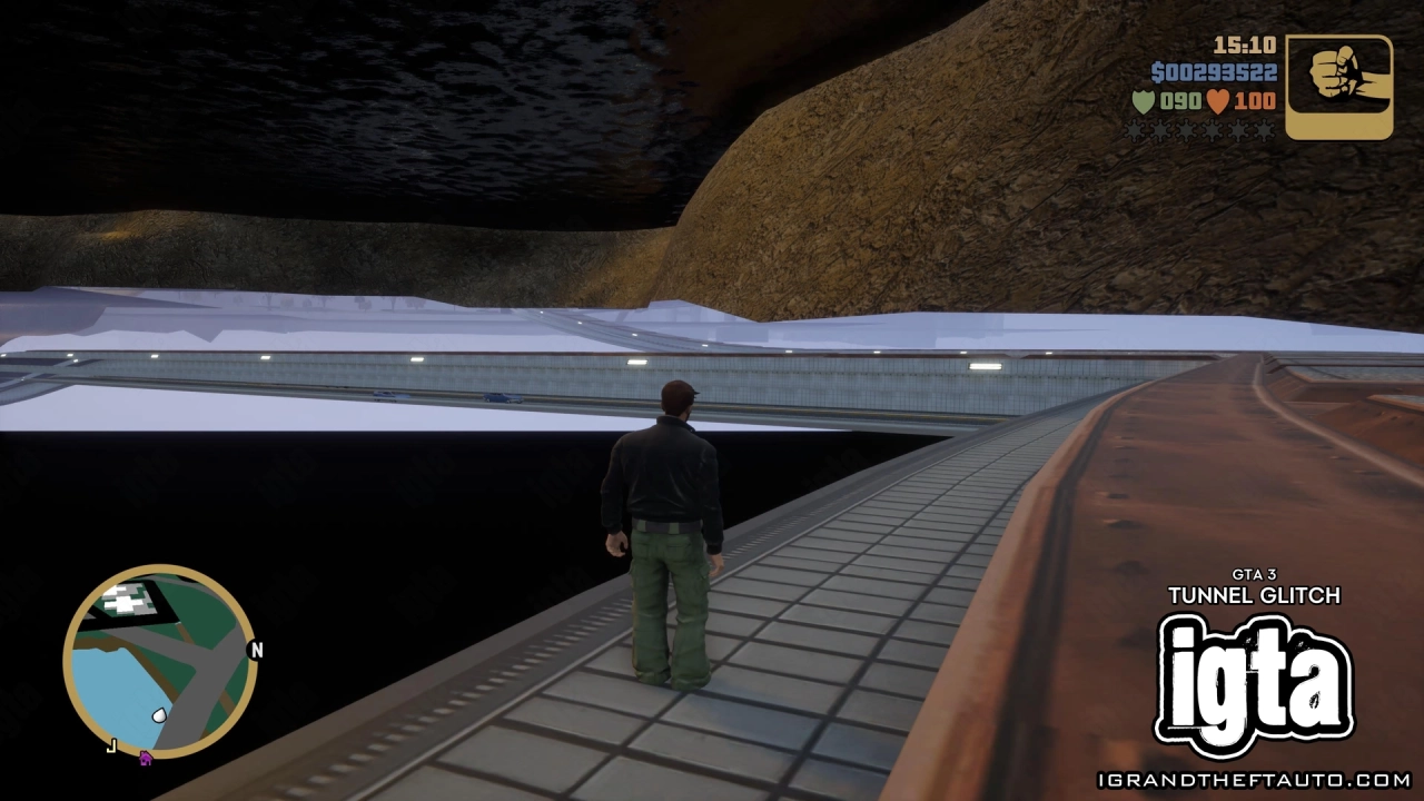 GTA 3 Tunnel Glitch 10