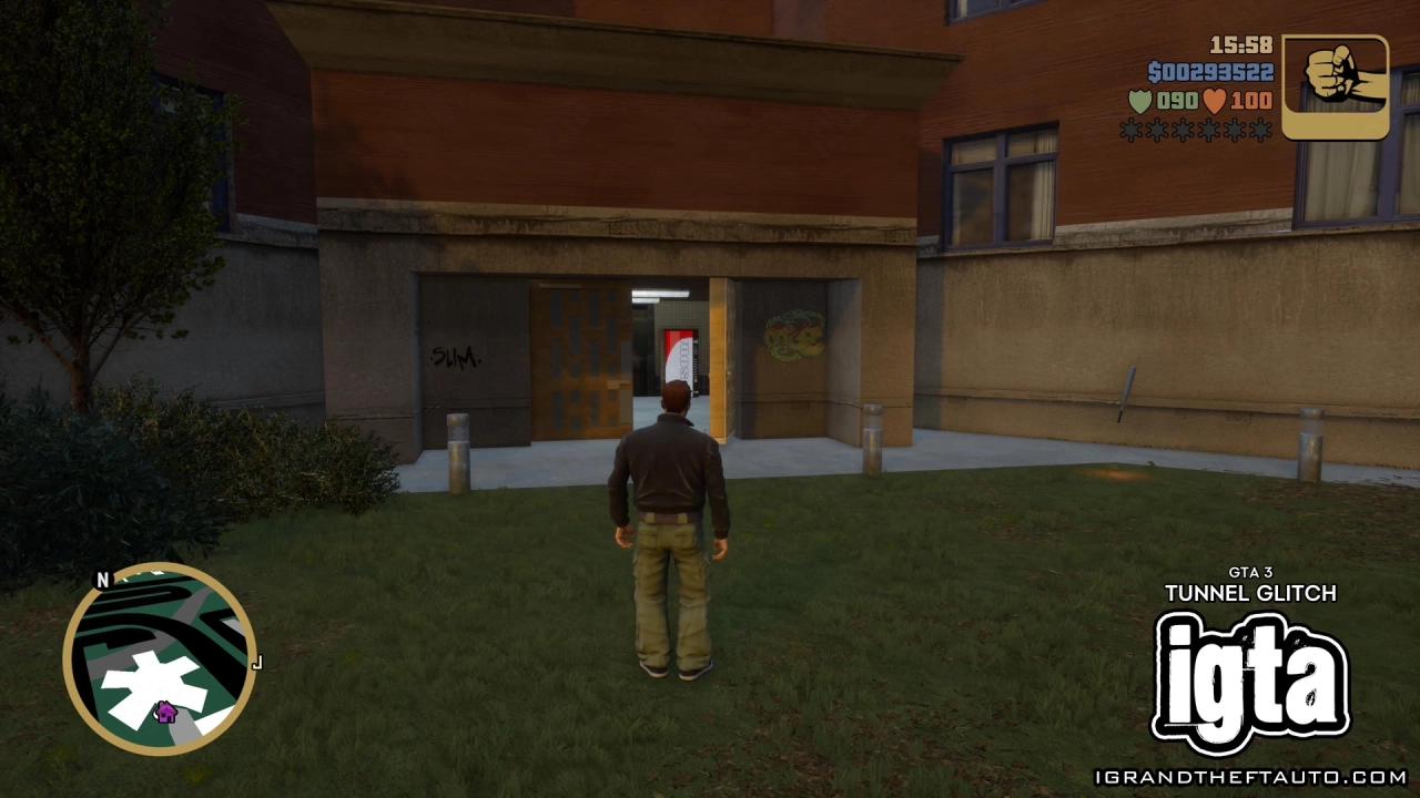 GTA 3 Tunnel Glitch 13