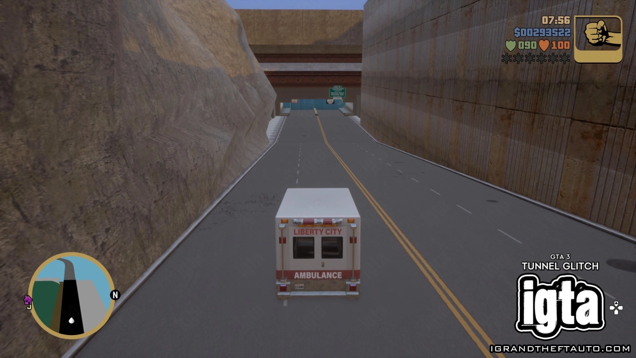 GTA 3 Tunnel Glitch 2
