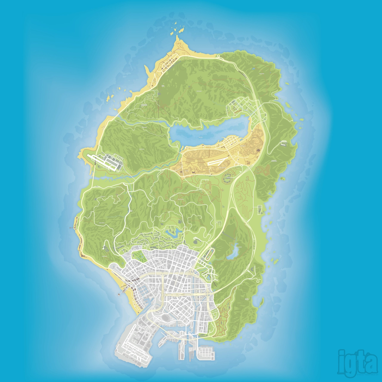 GTA V Map Atlas Huge